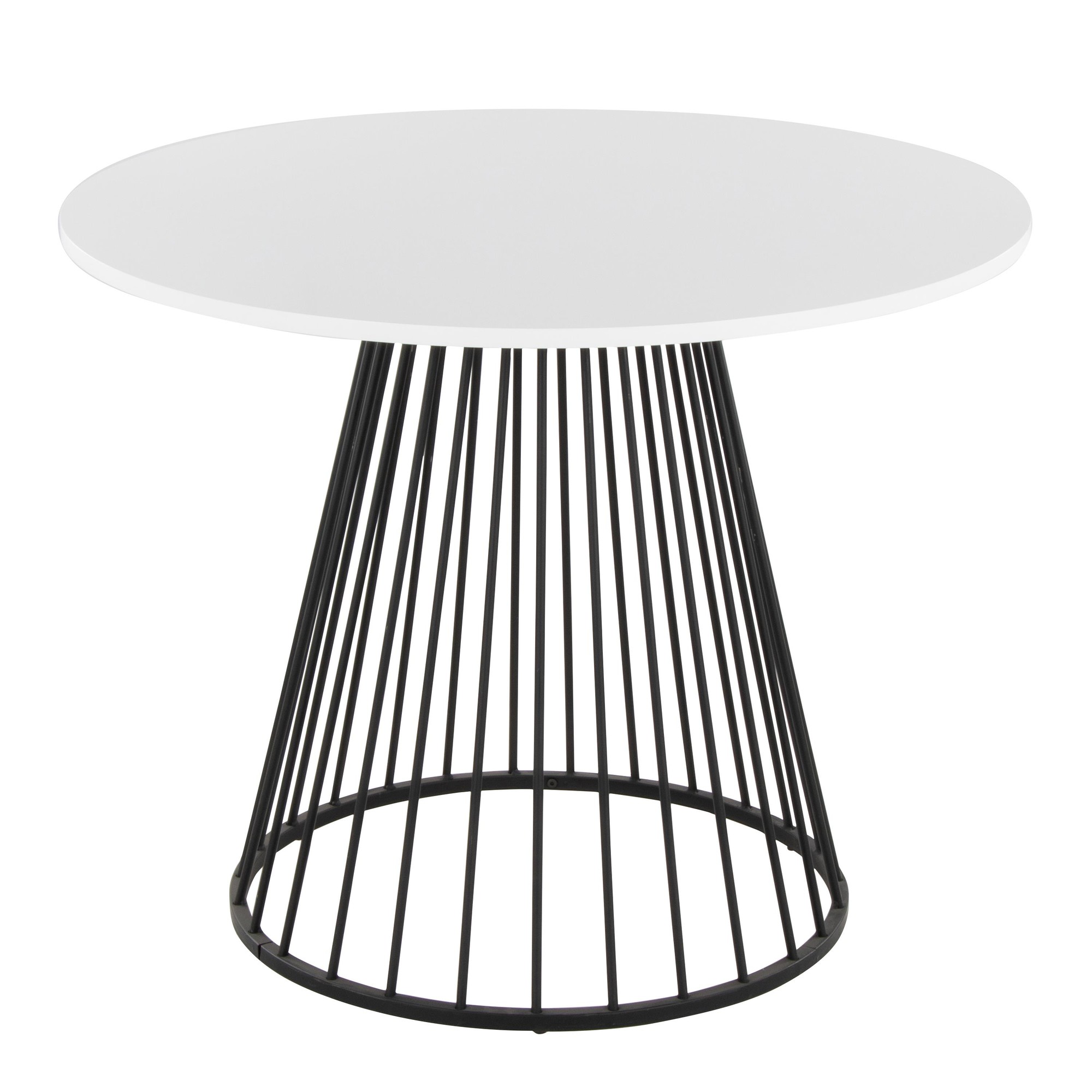 Canary Contemporary Black and White Dining Table 3 Canary Contemporary Black and White Dining Table - Image 3