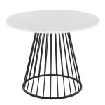 Canary Contemporary Black and White Dining Table 10 Canary Contemporary Black and White Dining Table