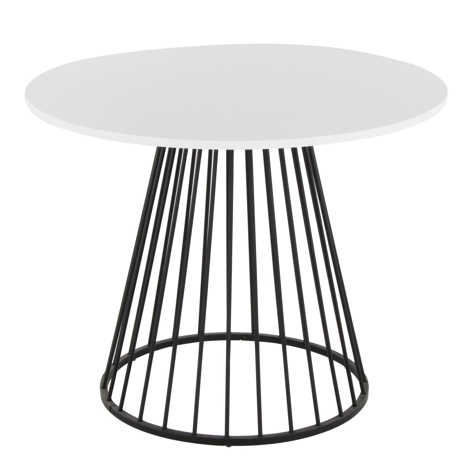 Canary Contemporary Black and White Dining Table 4 Canary Contemporary Black and White Dining Table - Image 4
