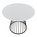 Canary Contemporary Black and White Dining Table 11 Canary Contemporary Black and White Dining Table
