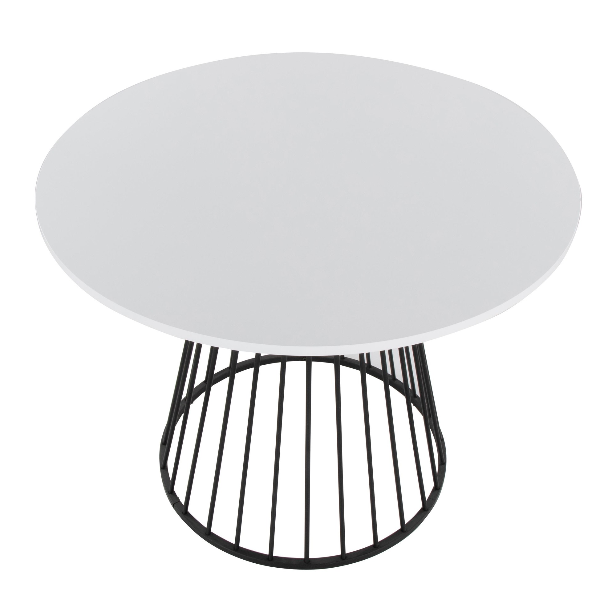 Canary Contemporary Black and White Dining Table 5 Canary Contemporary Black and White Dining Table - Image 5