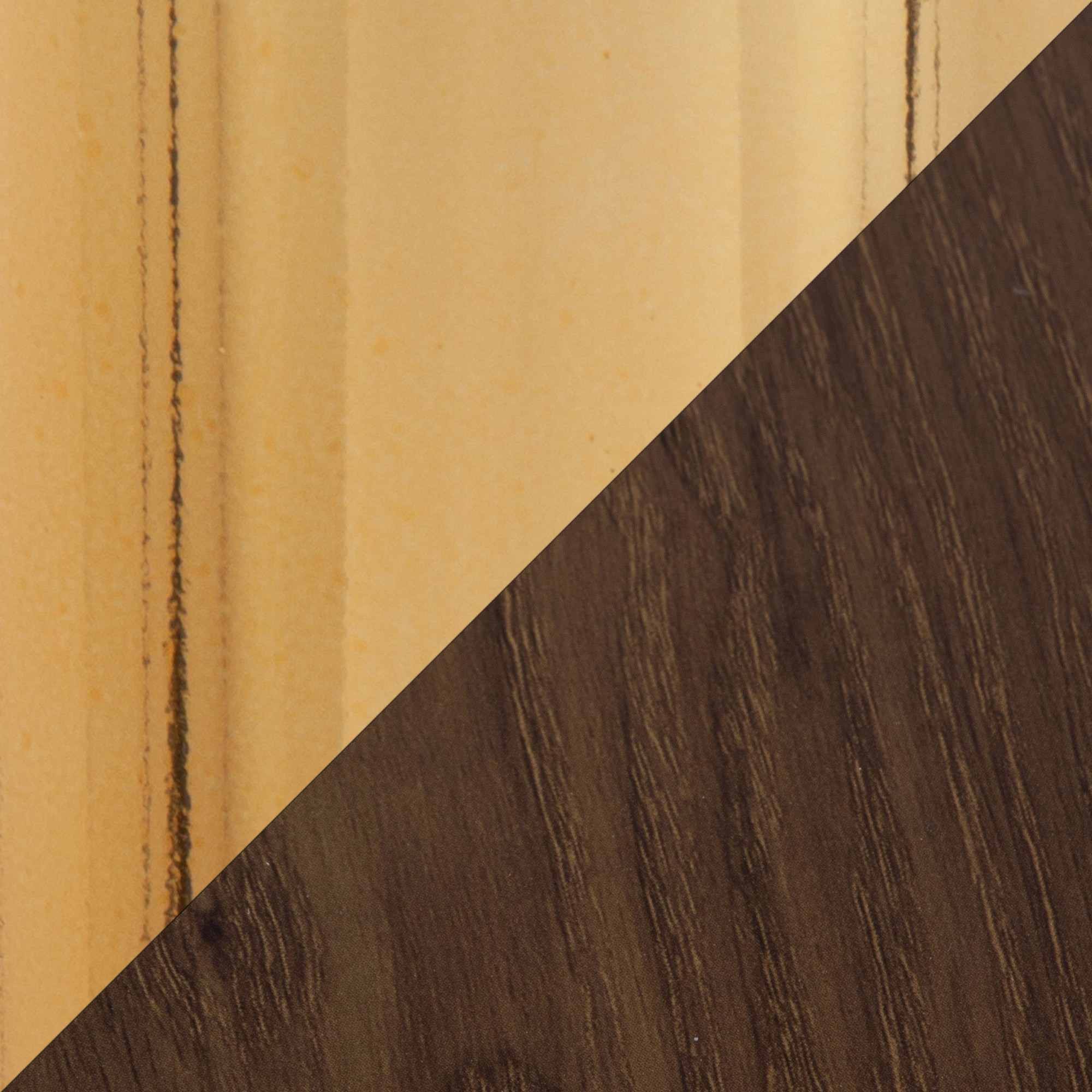 Canary Contemporary Gold and Walnut Round Dining Table 6 Canary Contemporary Gold and Walnut Round Dining Table - Image 6
