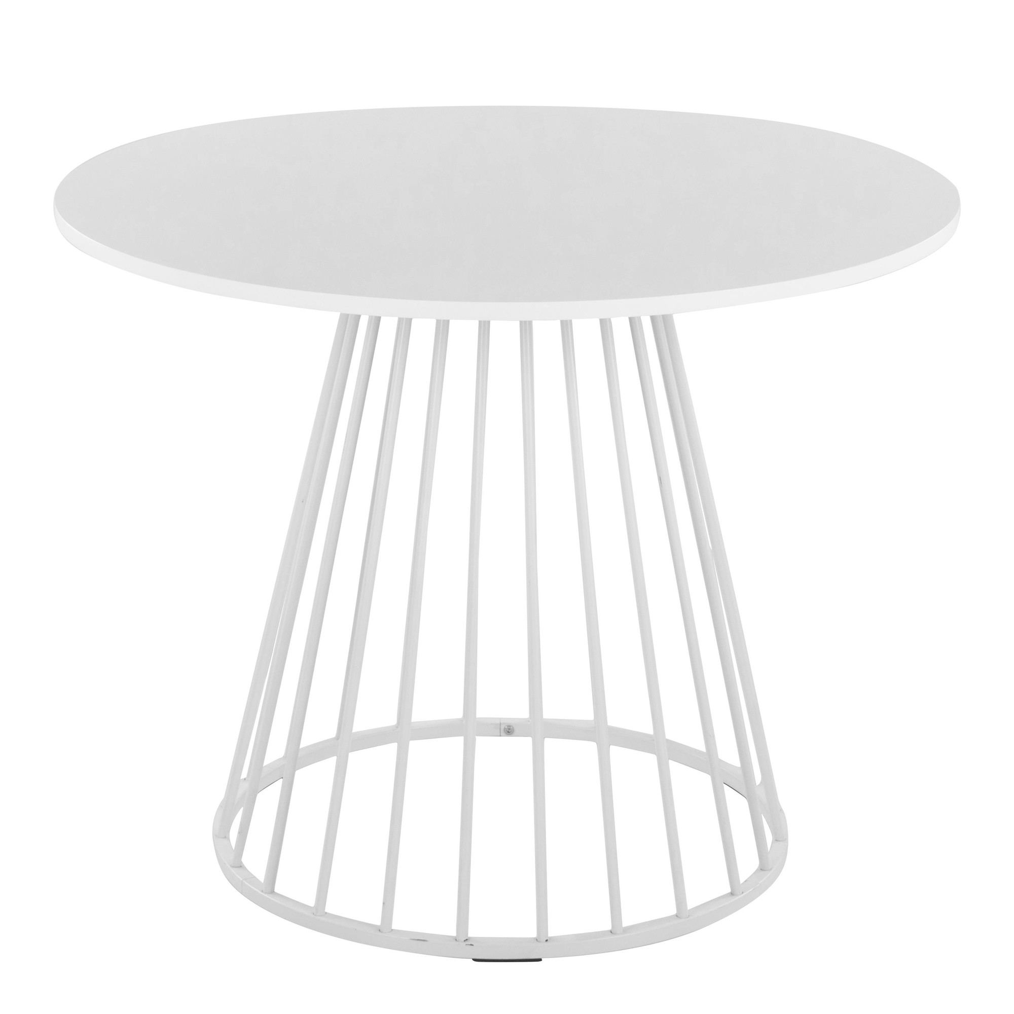 Canary White Contemporary Dining Table 2 Canary White Contemporary Dining Table - Image 2