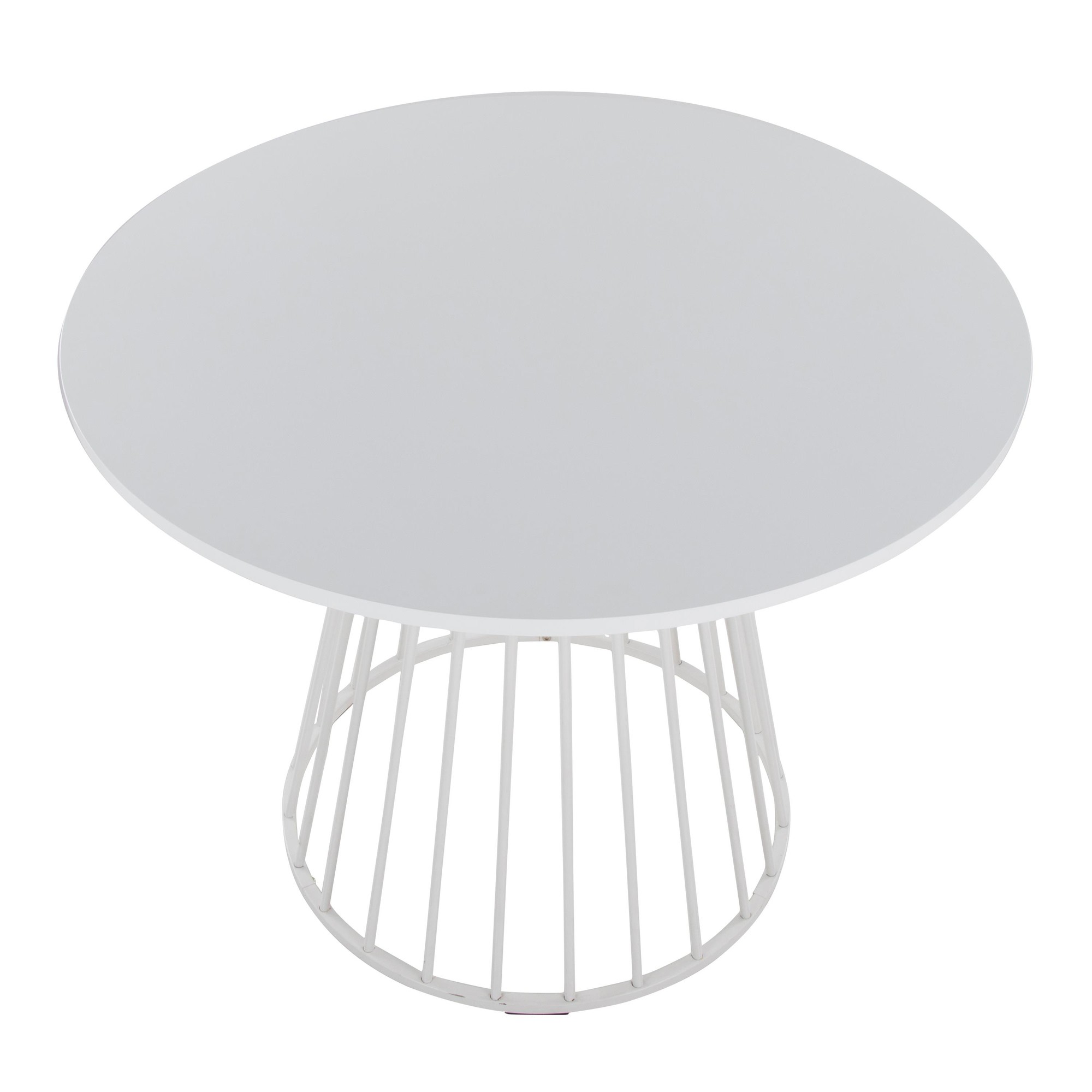Canary White Contemporary Dining Table 3 Canary White Contemporary Dining Table - Image 3