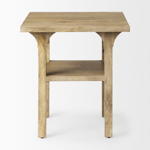 Candace Light Wood Bridge Accent Table 2