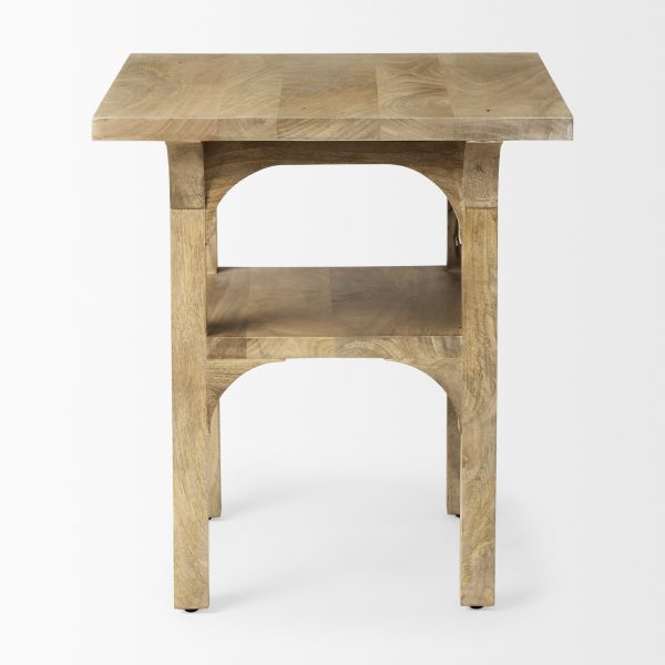 Candace Light Wood Bridge Accent Table 4