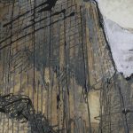 Canyon View by Mercana Studio a Hand Embelished Textured Framed Art Print Matted under Glass
