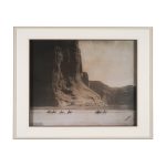 Canyon de Chelly by Edward Sheriff Curtis Hand Embelished Framed Art Print Matted under Glass