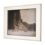 Canyon de Chelly by Edward Sheriff Curtis Hand Embelished Framed Art Print Matted under Glass