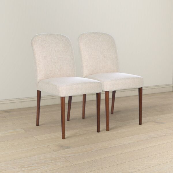 CapriBeigeFabricDiningChair 2