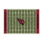 Cardinals Homefield Football Field 4x6 Area Rug
