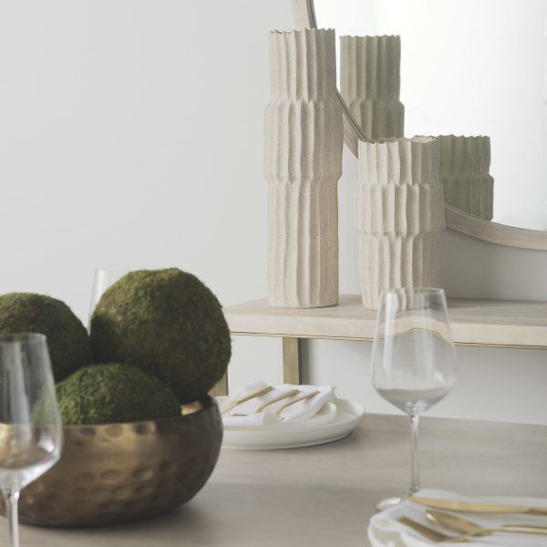 Cardon 14.4H Cream Ceramic Vase 2