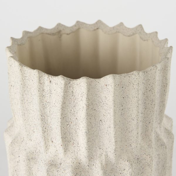 Cardon 14.4H Cream Ceramic Vase 7