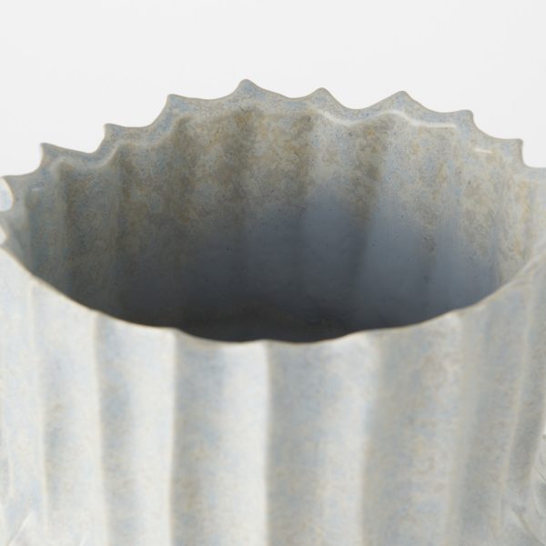 Cardon 14.4H Gray Ceramic Vase 4
