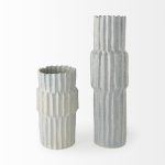 Cardon 23.0H Gray Ceramic Vase
