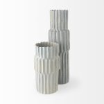 Cardon 23.0H Gray Ceramic Vase