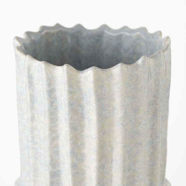 Cardon 23.0H Gray Ceramic Vase 3