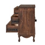 Carielle Walnut Farmhouse Accent Chest with Charging Station 8 Carielle Walnut Farmhouse Accent Chest with Charging Station