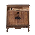 Carielle Walnut Farmhouse Accent Chest with Charging Station 9 Carielle Walnut Farmhouse Accent Chest with Charging Station
