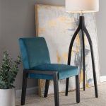 Carmen Black Wood Crushed Teal Velvet Contemporary Chair (Set of 2) 10 Carmen Black Wood Crushed Teal Velvet Contemporary Chair (Set of 2)