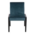 Carmen Black Wood Crushed Teal Velvet Contemporary Chair (Set of 2) 16 Carmen Black Wood Crushed Teal Velvet Contemporary Chair (Set of 2)