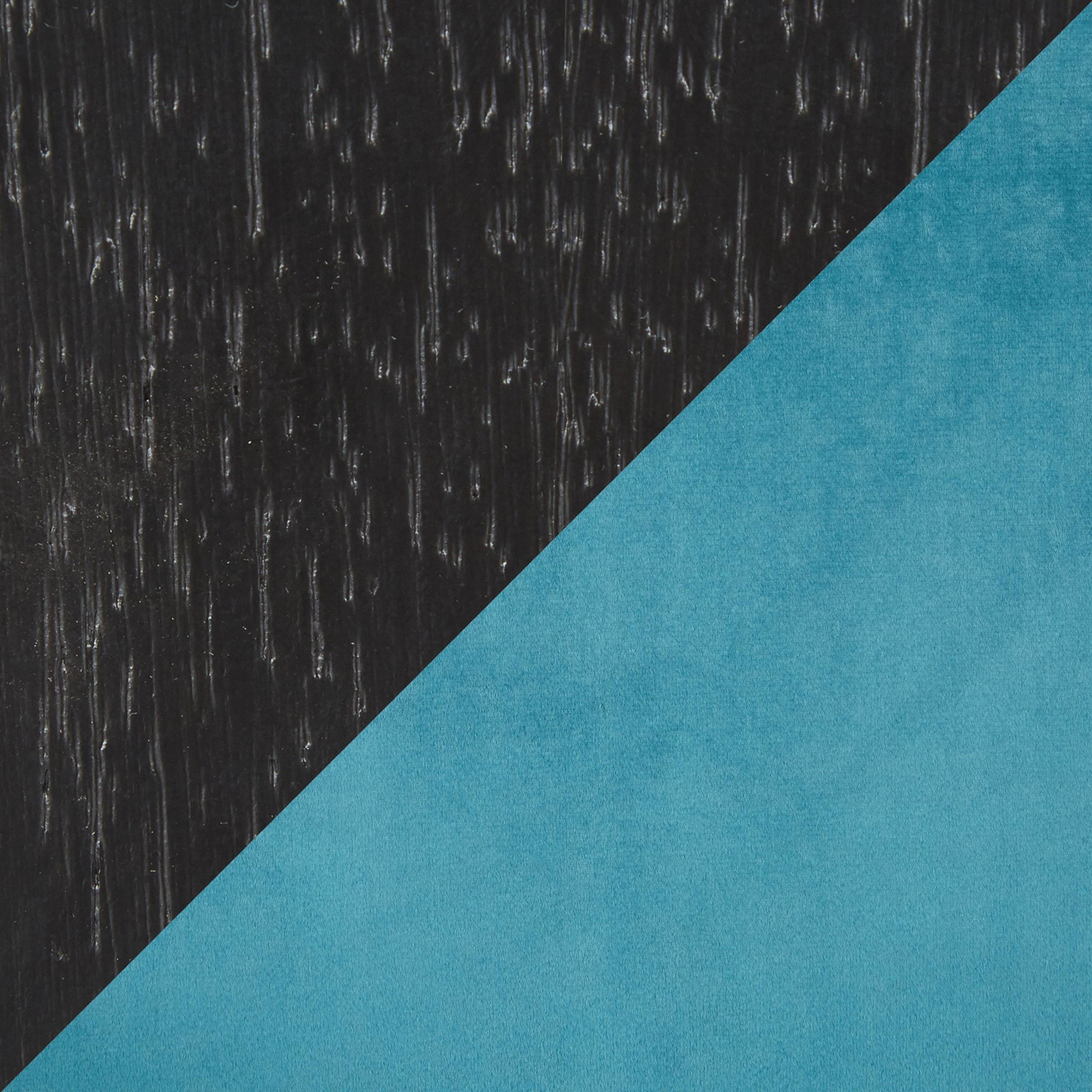 Carmen Black Wood Crushed Teal Velvet Contemporary Chair (Set of 2) 9 Carmen Black Wood Crushed Teal Velvet Contemporary Chair (Set of 2) - Image 9