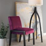 Carmen Black Wood Hot Pink Velvet Contemporary Chairs (Set of 2) 10 Carmen Black Wood Hot Pink Velvet Contemporary Chairs (Set of 2)