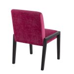 Carmen Black Wood Hot Pink Velvet Contemporary Chairs (Set of 2) 14 Carmen Black Wood Hot Pink Velvet Contemporary Chairs (Set of 2)