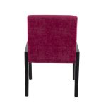 Carmen Black Wood Hot Pink Velvet Contemporary Chairs (Set of 2) 15 Carmen Black Wood Hot Pink Velvet Contemporary Chairs (Set of 2)