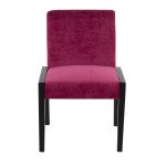 Carmen Black Wood Hot Pink Velvet Contemporary Chairs (Set of 2) 16 Carmen Black Wood Hot Pink Velvet Contemporary Chairs (Set of 2)