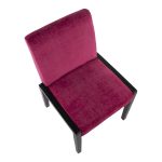 Carmen Black Wood Hot Pink Velvet Contemporary Chairs (Set of 2) 17 Carmen Black Wood Hot Pink Velvet Contemporary Chairs (Set of 2)