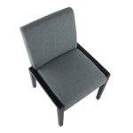 Carmen Black Wood Teal Contemporary Chair (Set of 2) 17 Carmen Black Wood Teal Contemporary Chair (Set of 2)
