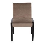 Carmen Black Wood Velvet Contemporary Chairs (Set of 2) 16 Carmen Black Wood Velvet Contemporary Chairs (Set of 2)