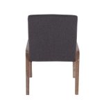 Carmen White Washed Wood Grey Fabric Contemporary Chairs (Set of 2) 12 Carmen White Washed Wood Grey Fabric Contemporary Chairs (Set of 2)