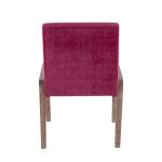 Carmen White Washed Wood Hot Pink Velvet Contemporary Chairs (Set of 2) 15 Carmen White Washed Wood Hot Pink Velvet Contemporary Chairs (Set of 2)