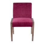 Carmen White Washed Wood Hot Pink Velvet Contemporary Chairs (Set of 2) 16 Carmen White Washed Wood Hot Pink Velvet Contemporary Chairs (Set of 2)