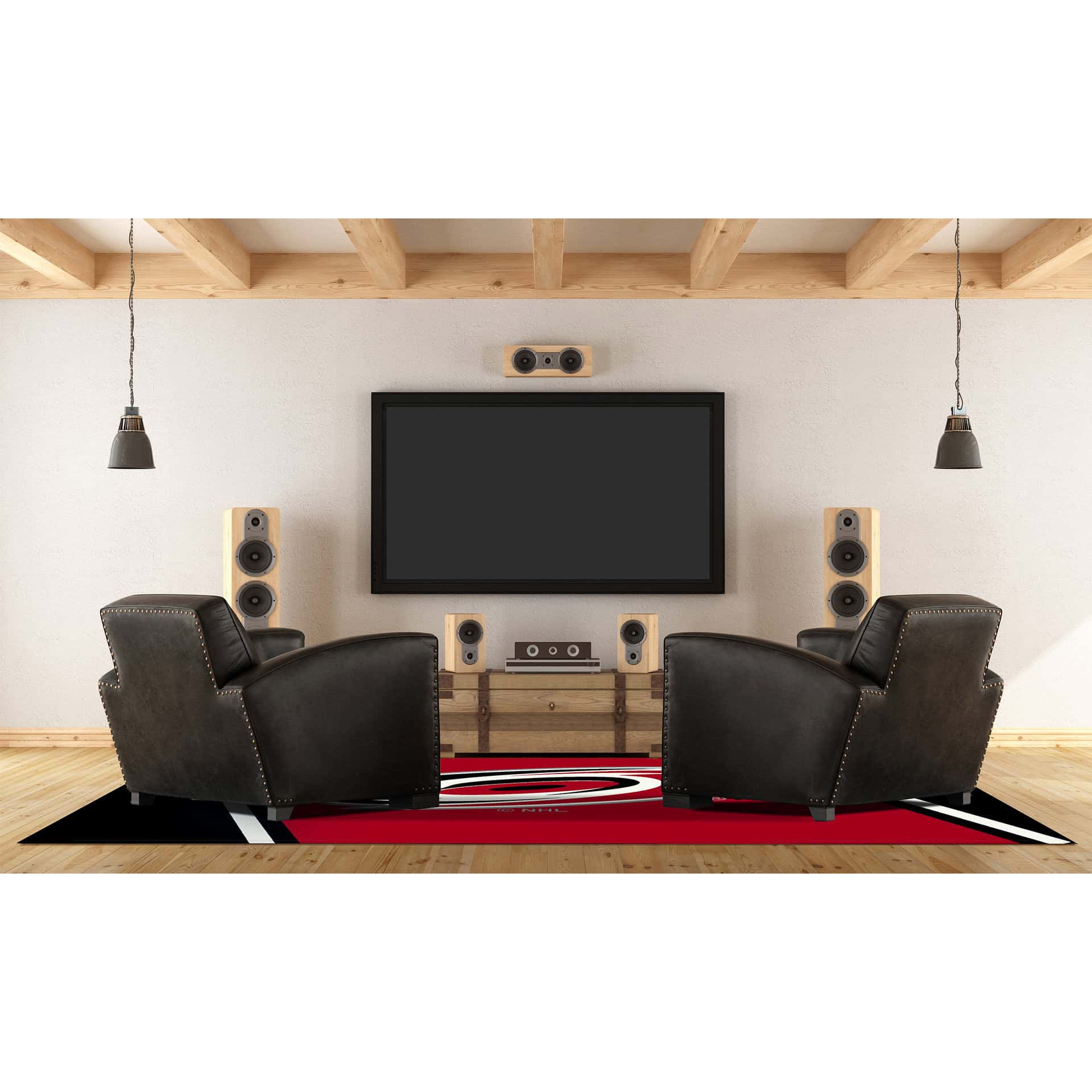 Carolina Hurricanes 6x8 Spirit Rug 1 Carolina Hurricanes 6x8 Spirit Rug