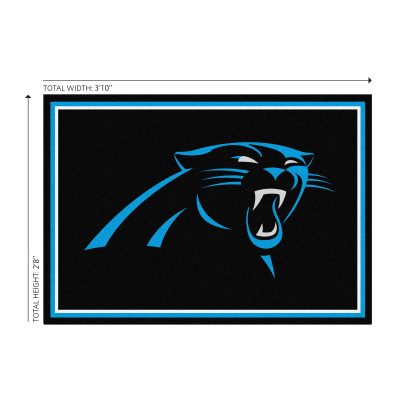 Carolina Panthers 3x4 Spirit Area Rug Officially Licensed NFL