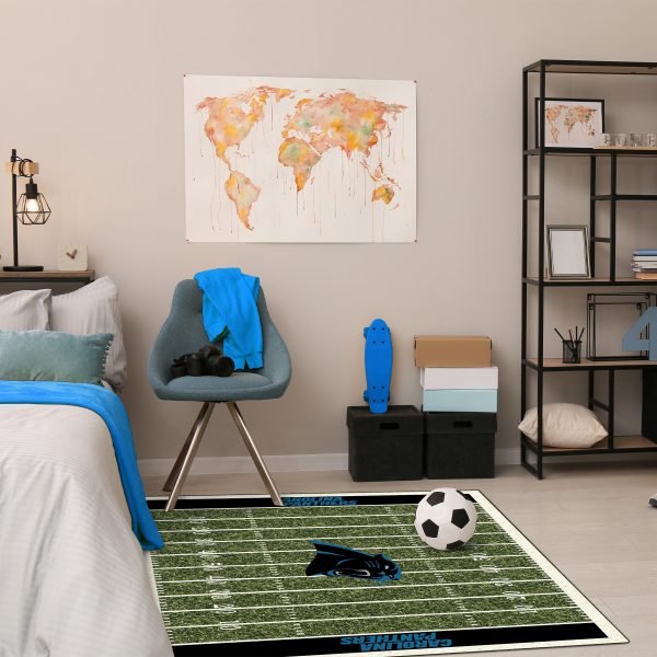 Carolina Panthers 4x6 Homefield Football Field Area Rug 4