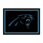 Carolina Panthers 6x8 Officially Licensed Spirit Area Rug