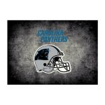 Carolina Panthers 8x11 Distressed Area Rug Officially Licensed NFL