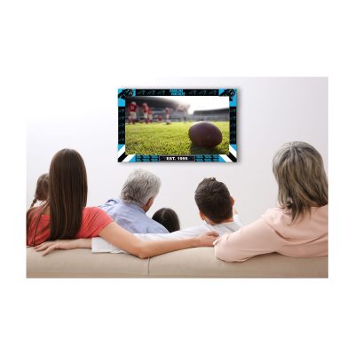 Carolina Panthers Adjustable 40-50 Inch TV Frame