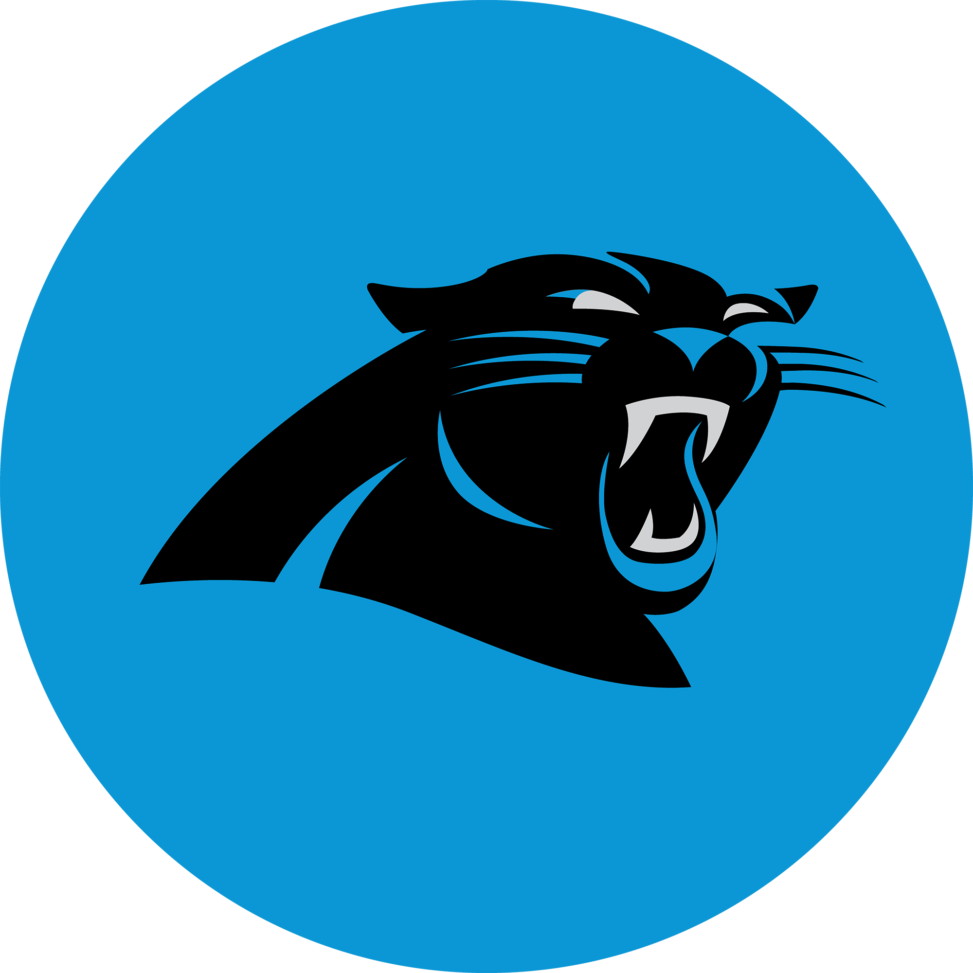 Carolina Panthers Chrome Logo American Crafted Bar Stool 6 Carolina Panthers Chrome Logo American Crafted Bar Stool - Image 6