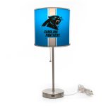 Carolina Panthers Chrome USB Charging Lamp with Shade Insert