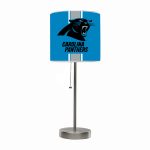 Carolina Panthers Chrome USB Charging Lamp with Shade Insert