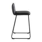 Casper 26-Inch Black Faux Leather Contemporary Counter Stools (Set of 2) 14 Casper 26-Inch Black Faux Leather Contemporary Counter Stools (Set of 2)