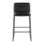 Casper 26-Inch Black Faux Leather Contemporary Counter Stools (Set of 2) 17 Casper 26-Inch Black Faux Leather Contemporary Counter Stools (Set of 2)