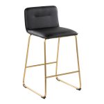 Casper 26-Inch Gold and Black Contemporary Counter Stools (Set of 2) 13 Casper 26-Inch Gold and Black Contemporary Counter Stools (Set of 2)