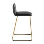 Casper 26-Inch Gold and Black Contemporary Counter Stools (Set of 2) 14 Casper 26-Inch Gold and Black Contemporary Counter Stools (Set of 2)