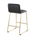 Casper 26-Inch Gold and Black Contemporary Counter Stools (Set of 2) 15 Casper 26-Inch Gold and Black Contemporary Counter Stools (Set of 2)